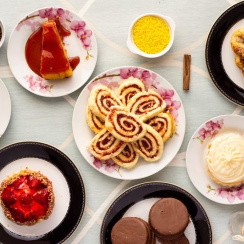 Photo by Julio Melanda on <a href="https://www.pexels.com/photo/variety-of-baked-and-dessert-foods-on-plates-1448721/" rel="nofollow">Pexels.com</a>
