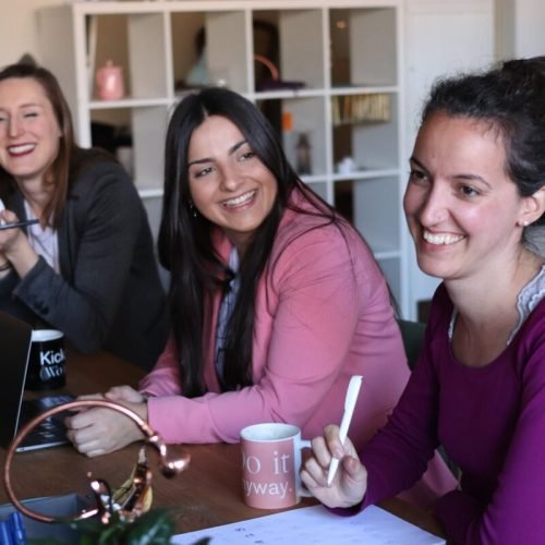 Photo by CoWomen on <a href="https://www.pexels.com/photo/three-women-smiling-2041390/" rel="nofollow">Pexels.com</a>