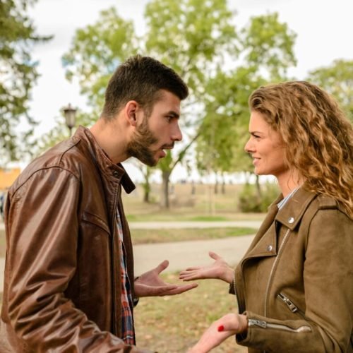 Photo by Vera Arsic: https://www.pexels.com/photo/man-and-woman-wearing-brown-leather-jackets-984950/